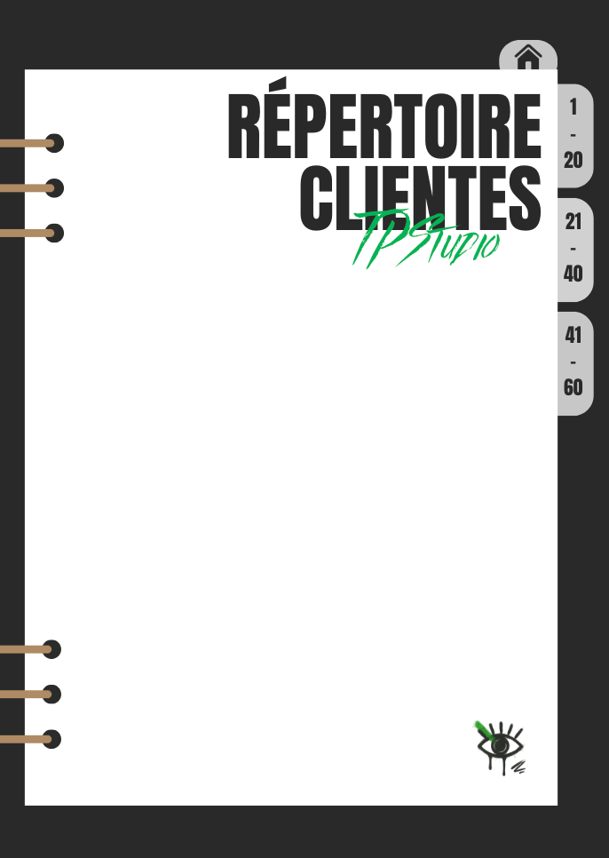 Répertoire clientes - version numérique